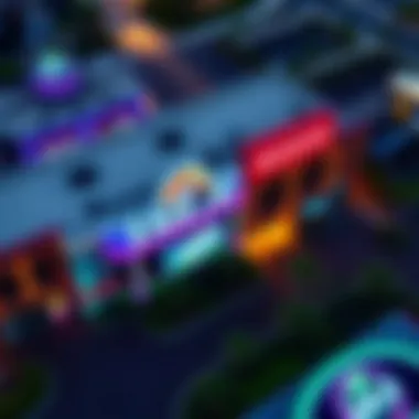 Aerial View of the Isle at Pompano Park Aerial view of the Isle at Pompano Park showcasing the vibrant casino exterior