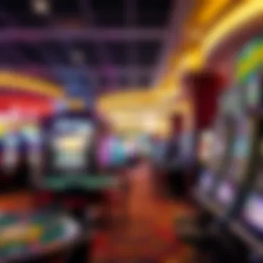 Casino Floor Experience at Isle at Pompano Park Inside the casino floor with various gaming tables and slot machines