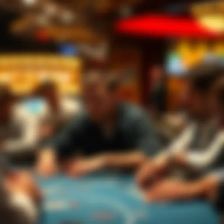 An intense poker tournament scene at Jack Casino