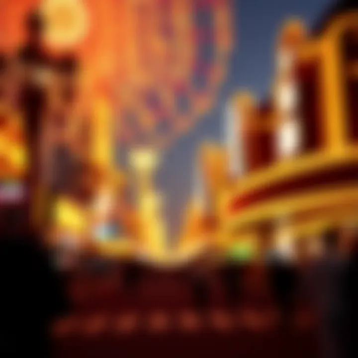 Cultural Reflections: The Impact of Light on Vegas Heritage Artistic representation of the cultural impact of light shows in Las Vegas