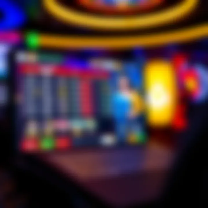 Responsible Online Gaming Practices Online gaming interface showcasing responsible gambling