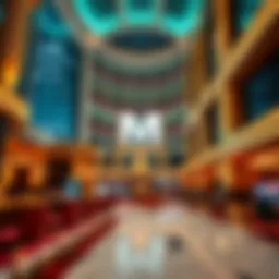 Striking architectural design of M Hotel and Casino