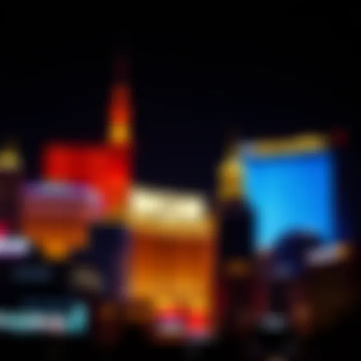 The Las Vegas Skyline Post-Acquisition Visual representation of Las Vegas skyline with MGM and The Cosmopolitan
