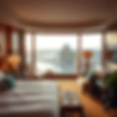 Opulent Accommodations at Mohegan Sun Luxurious guest room with stunning views