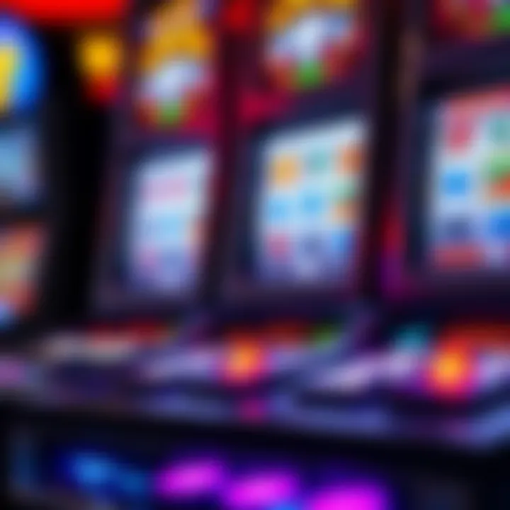 Close-up of a popular slot game interface