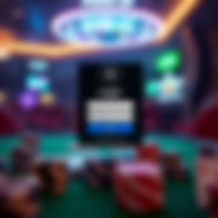 Diverse Login Options on Pureplay Poker Visual representation of multiple login options available on Pureplay Poker