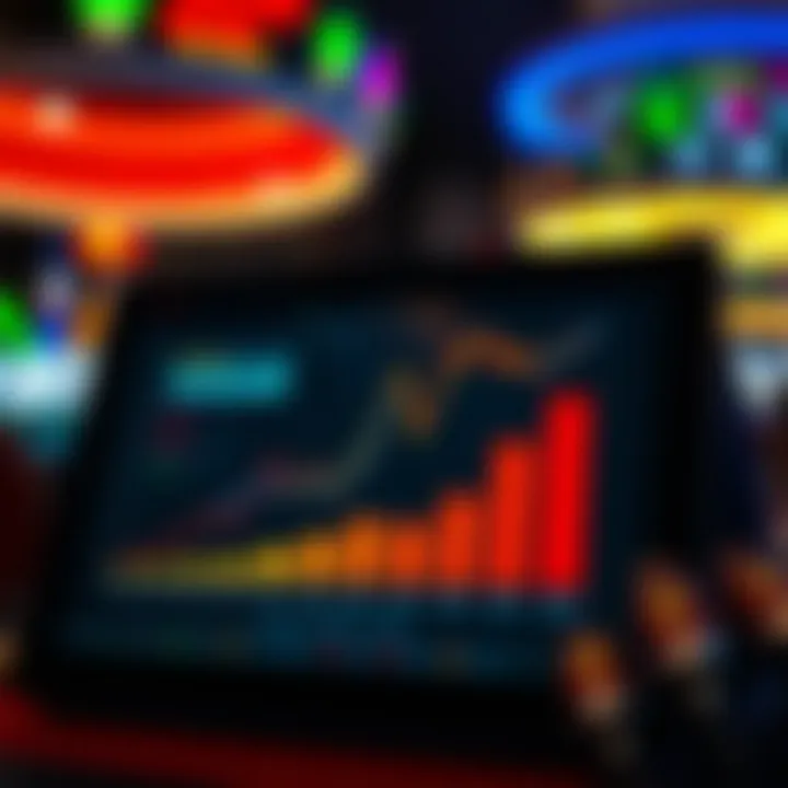 Market Positioning in Online Casinos An analytical graph depicting market positioning trends in the online casino sector.