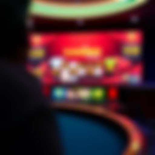 Vibrant Casino Interface Exciting view of a vibrant NetEnt casino interface