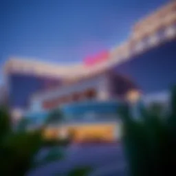 Exterior view of Encore Boston Harbor showcasing its architectural elegance