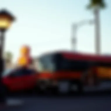 Pala Casino bus parked at the station