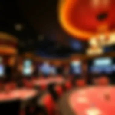 Overview of Parx Poker Room ambiance