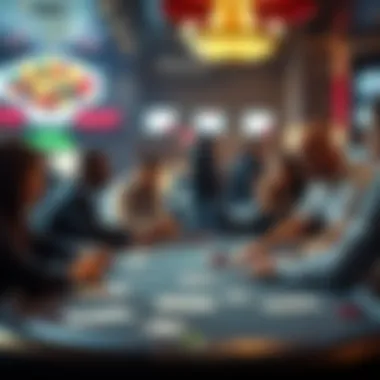 Strategic Gameplay at Local Poker Table Strategic gameplay at a local poker table