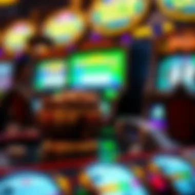 Visual representation of gaming strategies for poker machines