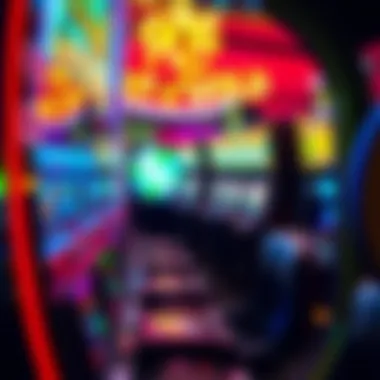 Interior view of a Pot of Gold poker machine