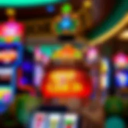 Intricate design of a Pot of Gold slot machine with vibrant colors