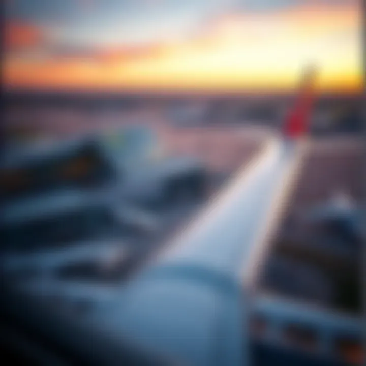 Aerial view of Raleigh-Durham International Airport