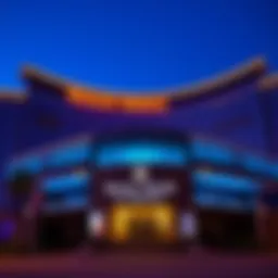 Exterior view of Resorts World at Aqueduct showcasing modern architecture