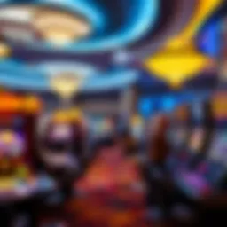 Luxurious view of the gaming floor at Resorts World Catskill