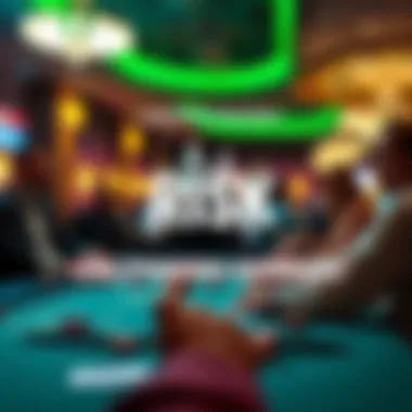 Understanding Risk in Online Gambling Diagram illustrating risk-taking behavior in virtual environments