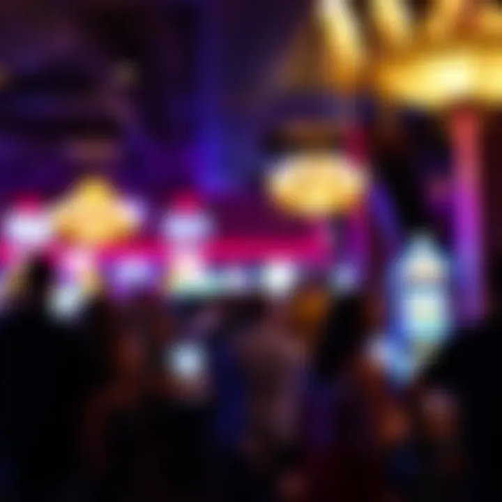 A lively event scene showcasing entertainment options available at the casino.