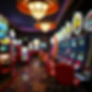 An engaging gaming floor filled with various slot machines and table games inviting players.