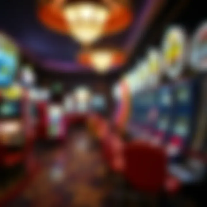 An engaging gaming floor filled with various slot machines and table games inviting players.