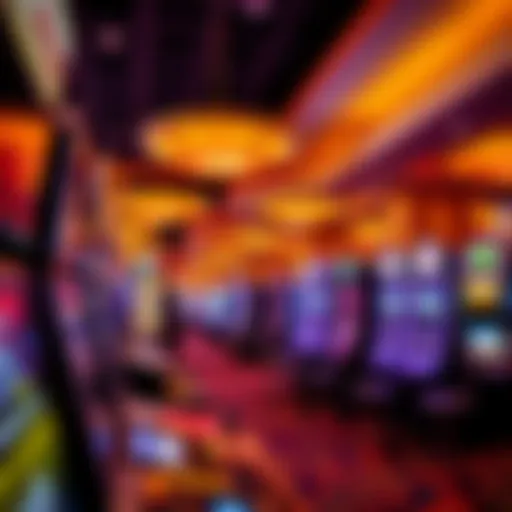 Vibrant gaming floor at Saracen Casino Resort