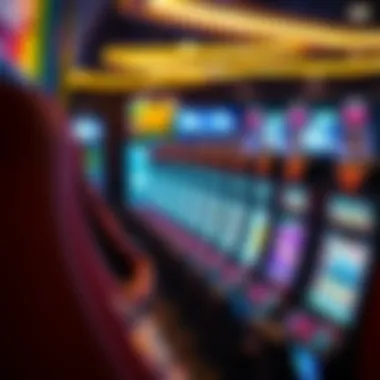 Variety of slot games available