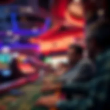 Visual representation of the social implications of underage betting