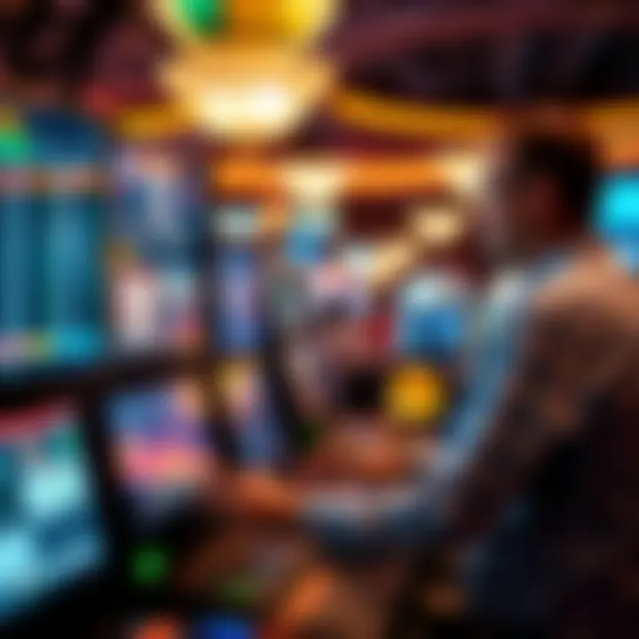 The Technological Evolution of Sports Betting Visual representation of technology's role in modern sports betting