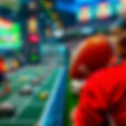 Illustration showing the variety of sports events available for betting