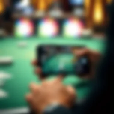 Strategic gameplay in action on a mobile device