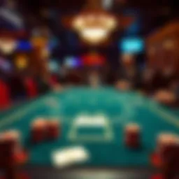 A strategic overview of a blackjack table