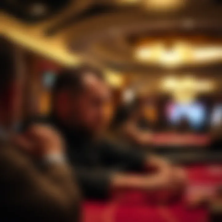 Player Contemplating Their Next Move A player contemplating their next move in blackjack