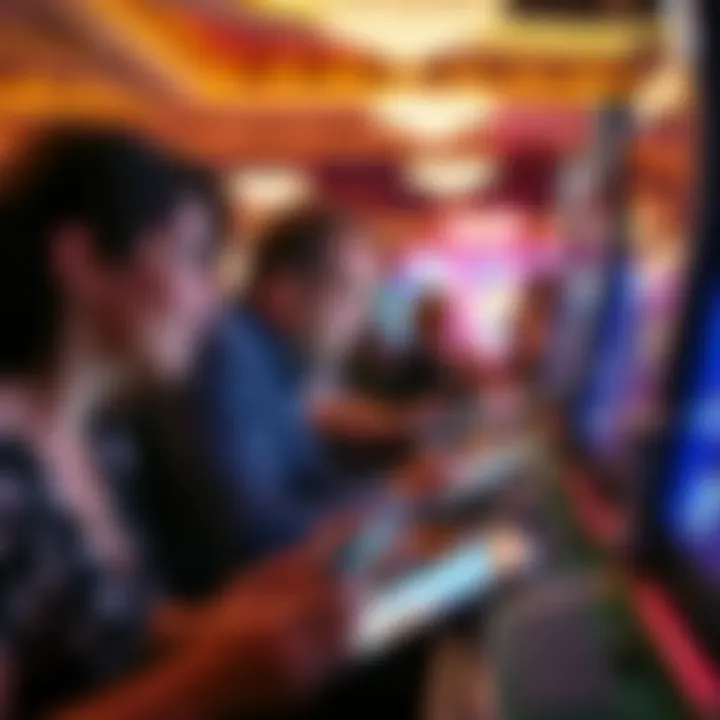 Engaged Players in Slotomania Engaging players enjoying Slotomania on various devices