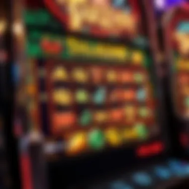 A close-up of the gameplay screen displaying paylines and symbols unique to the Tarzan theme