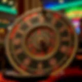 An intricate design of a gamble wheel showcasing various segments