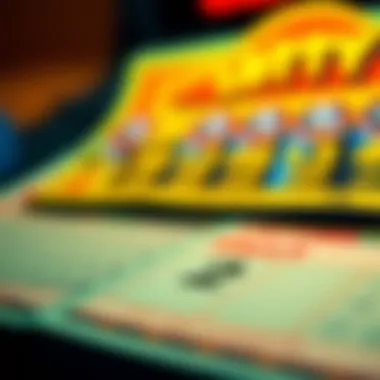 Digital representation of online lottery scratch tickets