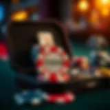 Custom Poker Chip Set for Gamblers Personalized poker chip set