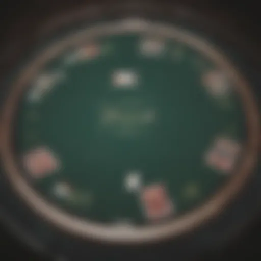 Three Card Poker table layout