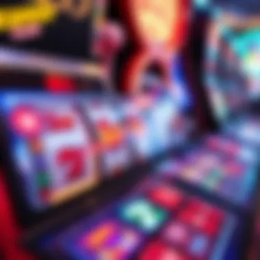 Innovative Slot Technology Close-up of a modern slot machine interface