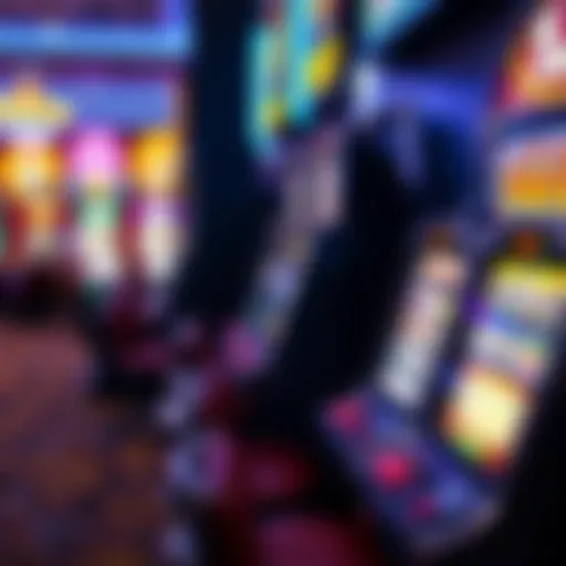 Dynamic Slot Machine Experience Vibrant slot machine display at Thunder Valley Casino