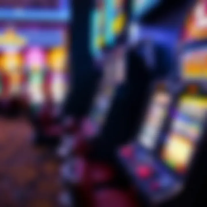 Dynamic Slot Machine Experience Vibrant slot machine display at Thunder Valley Casino