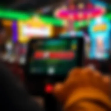 An online bingo game interface on a digital device