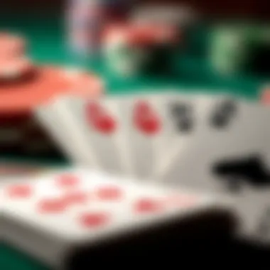 Diverse Hold'em Card Types A close-up of different types of Hold'em cards
