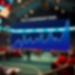 Graphical representation of NCAA championship odds trends