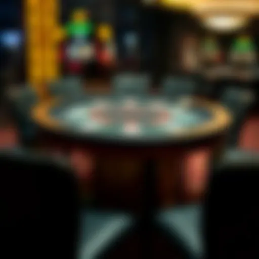 Omaha poker table setup