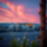 Scenic view of RV parking area at Riverwind Casino