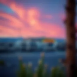 Scenic view of RV parking area at Riverwind Casino