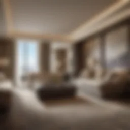 Luxurious hotel suite in Las Vegas